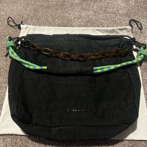 Rotunda Sant Hobo - Black + green strap w/dust bag - Good condition